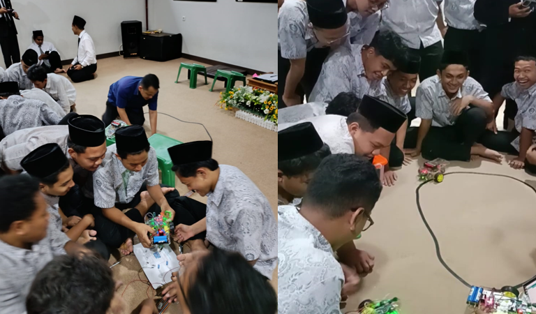 FST UIN Walisongo Selenggarakan Pendampingan Robotika Edukatif PMB di SMA Yanbu’ul Qur’an Boarding School 1 Pati
